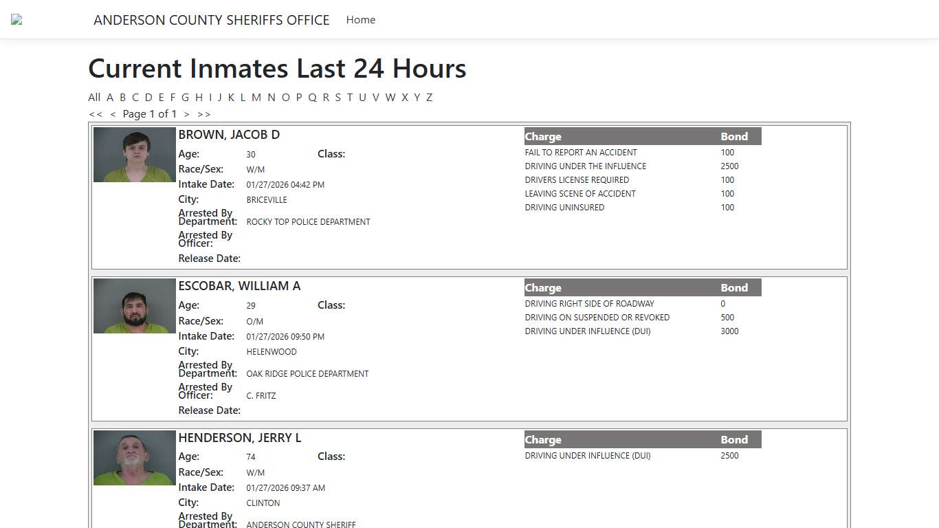 Inmates - ISOMS Portal